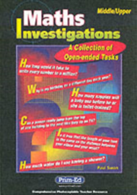 Maths Investigations : A Collection of Open-ended Tasks, Mixed media product Book