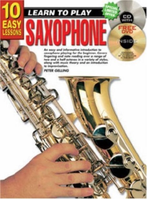 10 Easy Lessons - Learn To Play Saxophone : With Poster, Multiple-component retail product Book