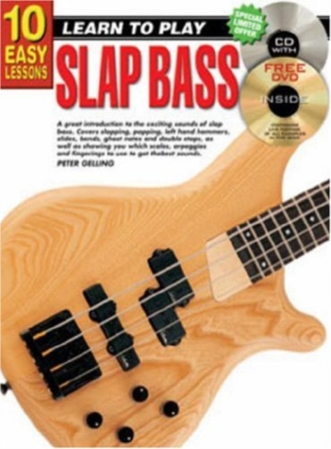 10 Easy Lessons - Learn To Play Slap Bass : With Poster, Multiple-component retail product Book