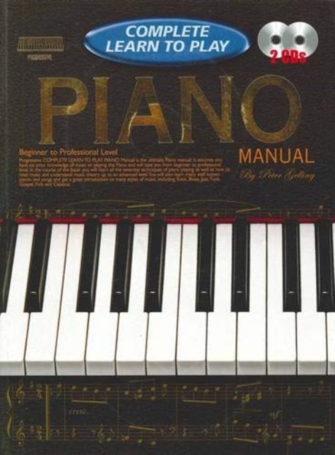 Progressive Complete Learn To Play Piano Manual : With Poster, Book Book