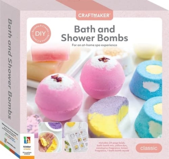 Craft Maker Classic Bath & Shower Bombs, Kit Book