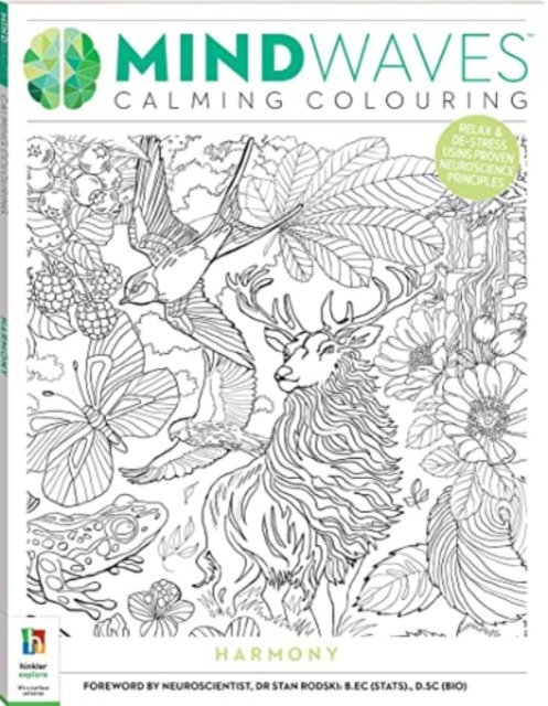 Mindwaves Calming Colouring Harmony, Paperback / softback Book