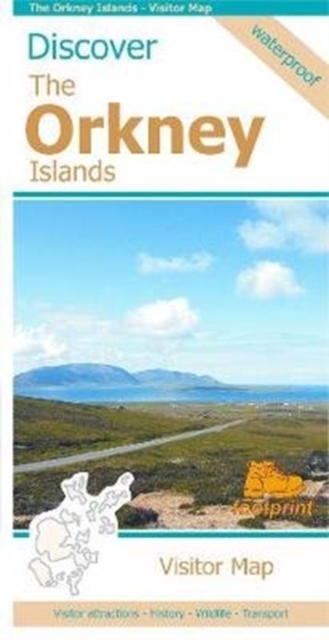 The Orkney Islands : Visitor Map, Sheet map, folded Book