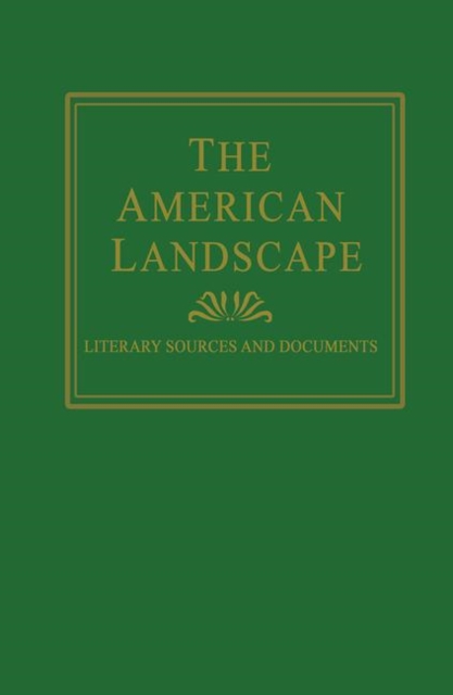 The American Landscape, Hardback Book