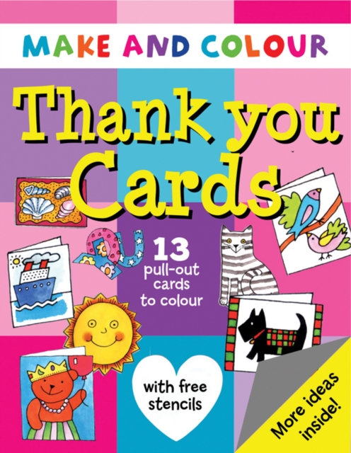 Make & Colour Thank You Cards, Paperback / softback Book