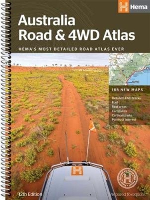 Australia Road & 4wd Atlas, Sheet map, rolled Book