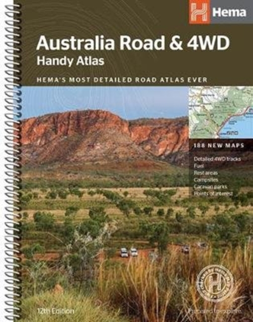 Australia Road & 4wd Handy, Sheet map, rolled Book