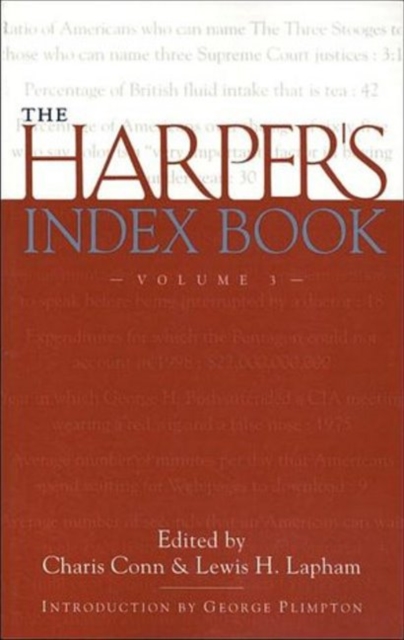 The Harper's Index Book Volume 3 : Volume 3, Paperback / softback Book