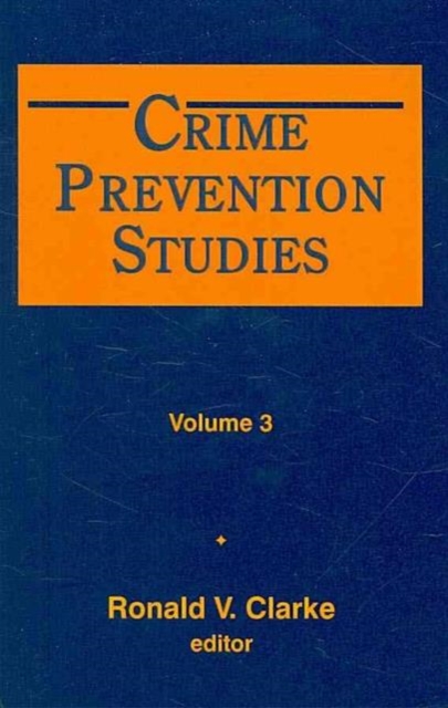 Crime Prevention Studies, Hardback Book