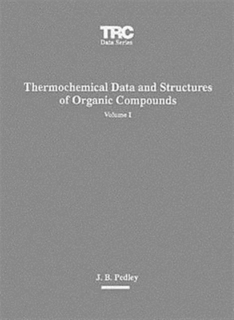Thermochemical Data and Structures of Organic Compounds, CD-ROM Book