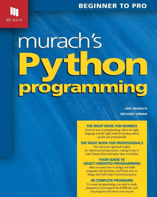 Murach's Python Programming, Paperback / softback Book