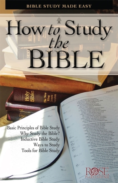 How to Study the Bible, Paperback / softback Book