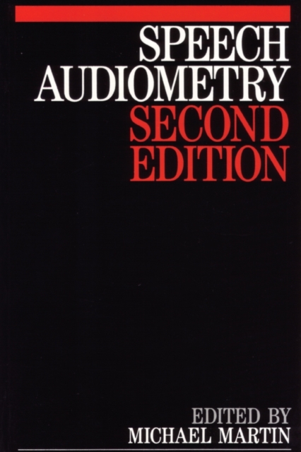 Speech Audiometry, Paperback / softback Book