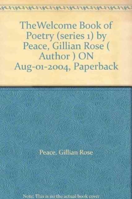 The Welcome Book of Poetry (series 1), Paperback Book