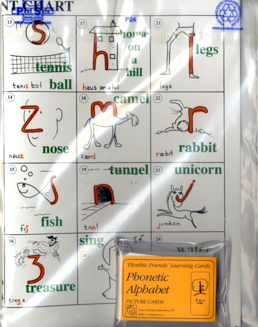 Flexible Friends : Phonetic Alphabet Cards, Mixed media product Book