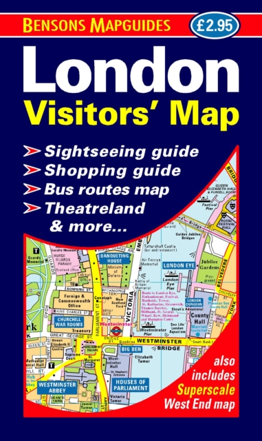 London Visitors' Map, Sheet map, folded Book