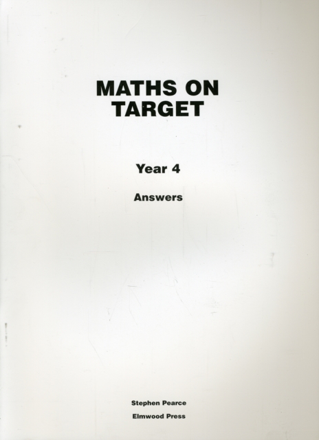 Maths on Target Year 4 Answers, Paperback / softback Book