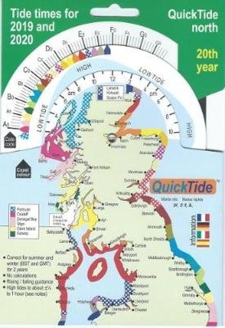 QuickTide north: tide times for 2019 and 2020 : 20th year  Quick Tide, Paperback / softback Book