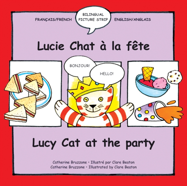 Lucy Cat at the Party/Lucy Chat a la fete, Paperback / softback Book