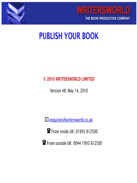 How To Publish Your Book, EPUB eBook