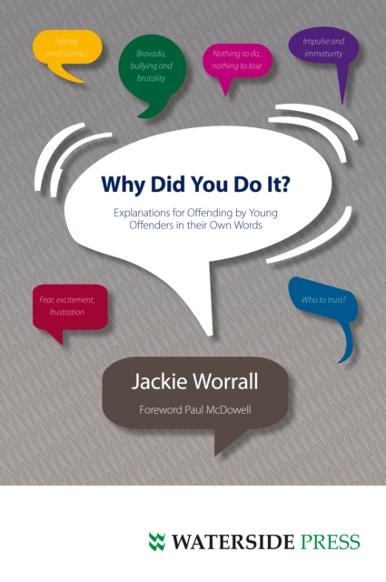Why Did You Do It? : Explanations for Offending by Young Offenders in Their Own Words, Paperback / softback Book