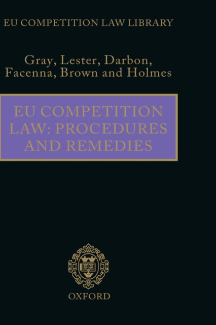 EU Competition Law: Procedures and Remedies, Hardback Book