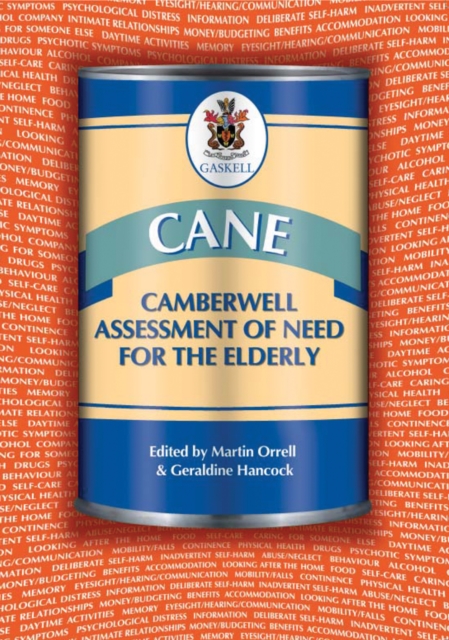 CANE : Camberwell Assessment of Need for the Elderly, Spiral bound Book