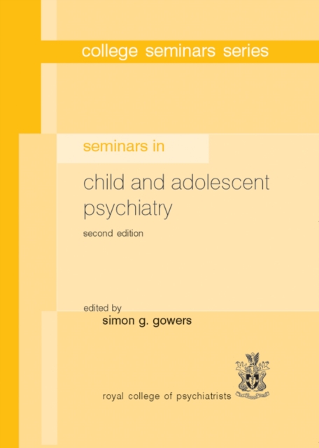 Seminars in Child and Adolescent Psychiatry, Paperback / softback Book
