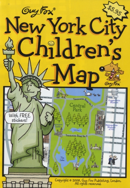 Guy Fox New York City Children's Map, Sheet map Book