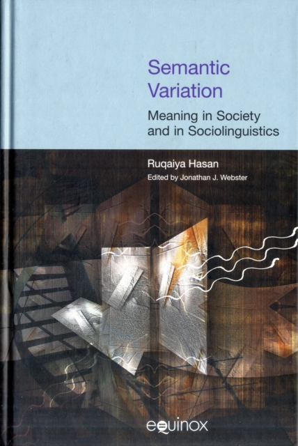 Semantic Variation : Meaning in Society, Hardback Book