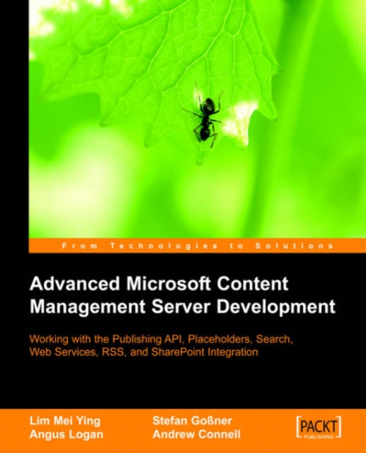 Advanced Microsoft Content Management Server Development, Electronic book text Book