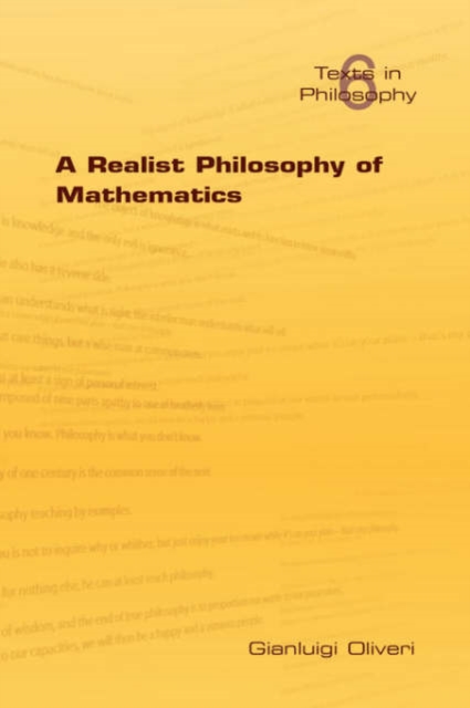A Realist Philosophy of Mathematics, Paperback / softback Book