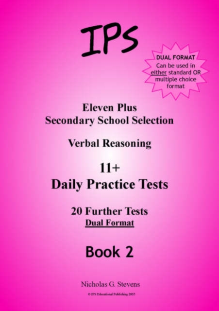 Verbal Reasoning : 11+ Daily Practice Tests Bk. 2, Paperback / softback Book