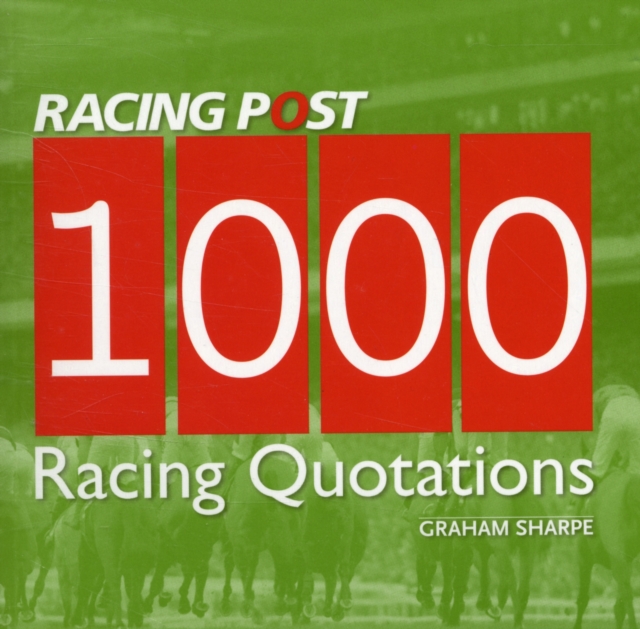 1000 Racing Quotations, Paperback / softback Book