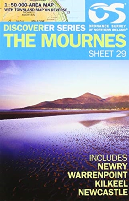 The Mournes, Sheet map, folded Book