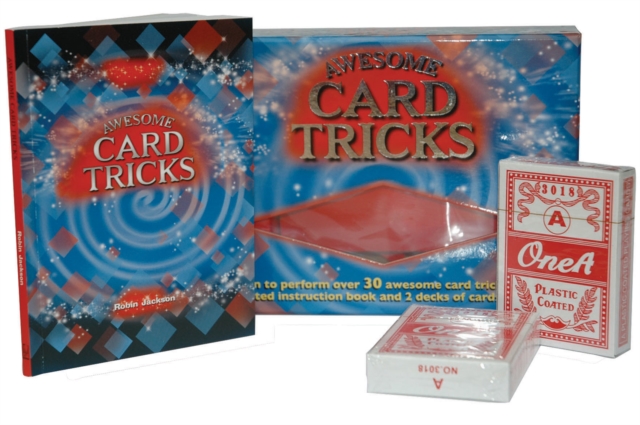 Awesome Card Tricks - Box Set : With fully illustrated instruction book and 2 decks of cards, Mixed media product Book