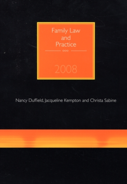 Family Law and Practice, Paperback Book