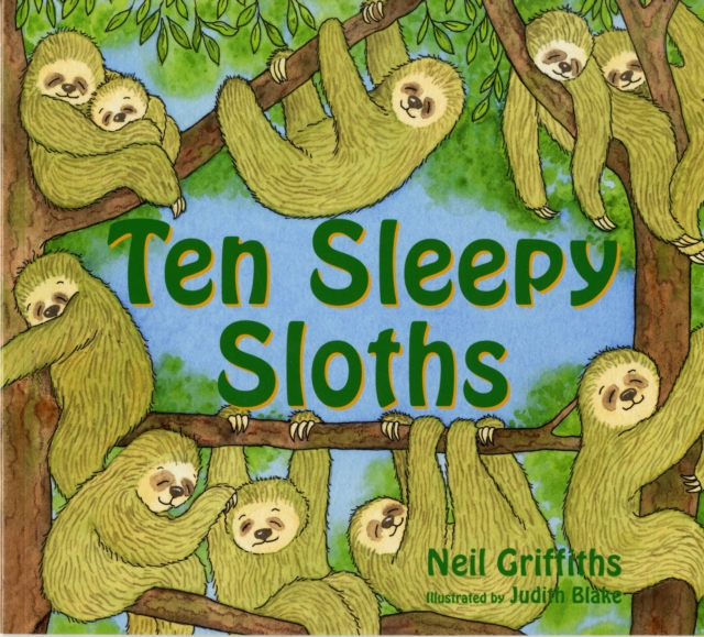 Ten Sleepy Sloths, Paperback Book
