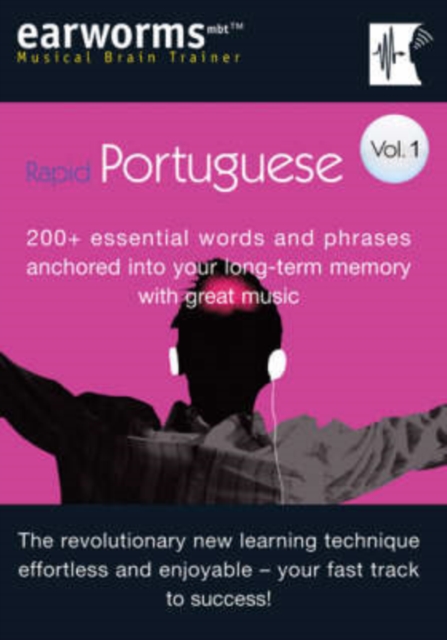 Rapid Portuguese : 200+ Essential Words and Phrases Anchored into Your Long Term Memory with Great Music v. 1, Mixed media product Book