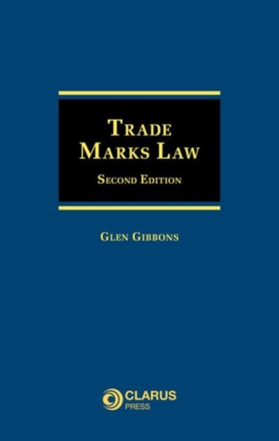 Trade Marks Law, Hardback Book