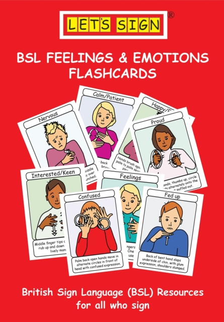 Let's Sign BSL Feelings & Emotions Flashcards, Cards Book