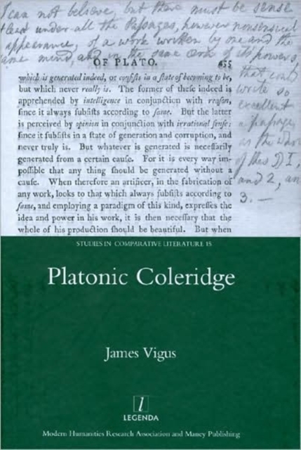 Platonic Coleridge, Hardback Book