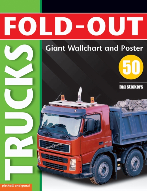 Fold-Out Poster Sticker Book: Trucks, Fold-out book or chart Book