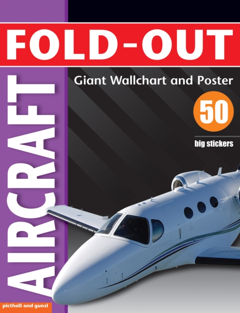 Fold-Out Poster Sticker Book: Aircraft, Fold-out book or chart Book