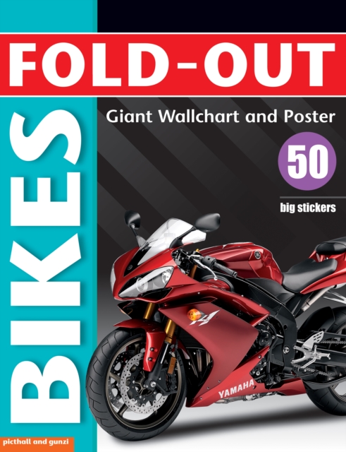 Fold-Out Poster Sticker Book: Bikes, Fold-out book or chart Book