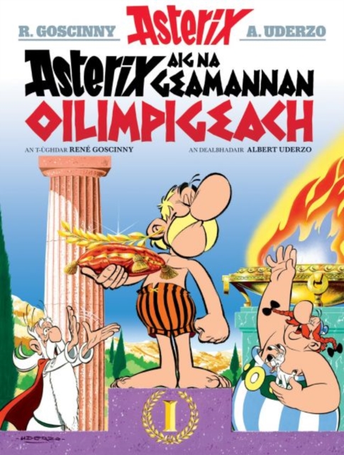 Asterix aig na Geamannan Oilimpigeach, Paperback / softback Book