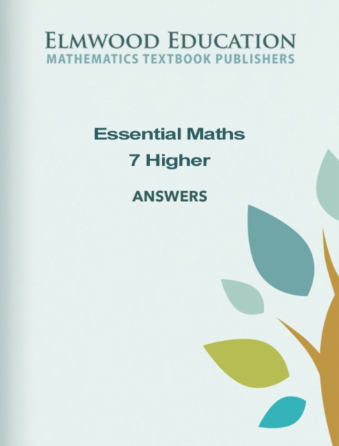 Essential Maths 7 Higher Answers, Paperback / softback Book