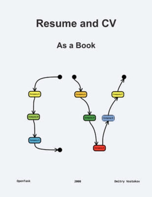 Resume and CV : As a Book, Paperback / softback Book