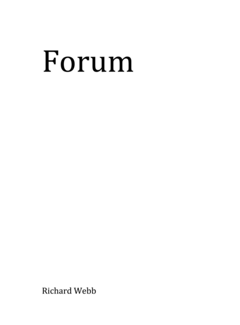 Forum, Hardback Book