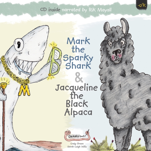 Mark the Sparky Shark & Jacqueline the Black Alpaca, Mixed media product Book